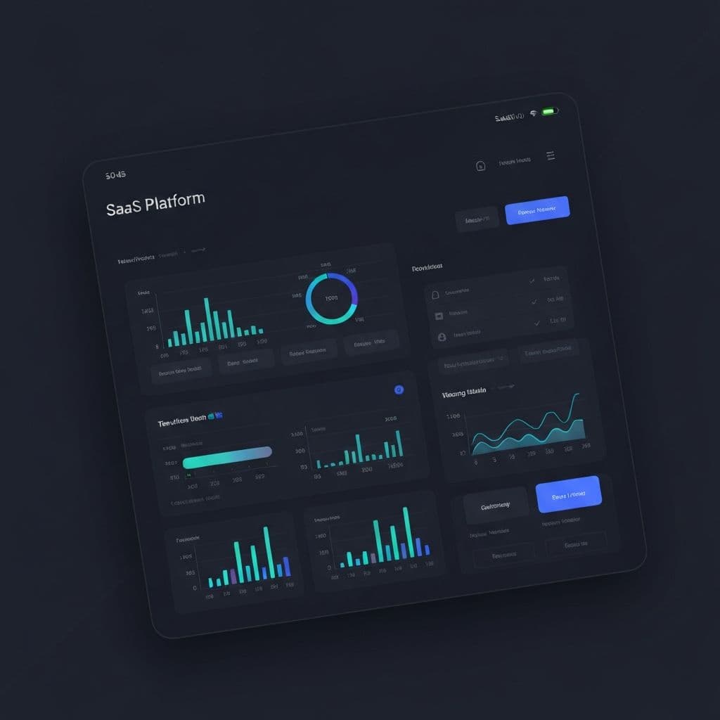 Custom SaaS Solution concept